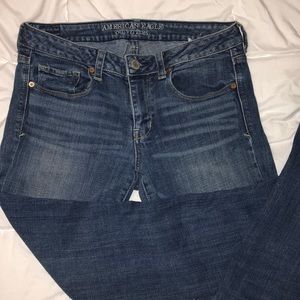 Medium Wash American Eagle Bootcut Jean